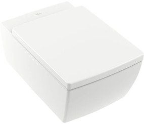 VILLEROY &amp; BOCH Memento 2.0 závesné WC s hlbokým splachovaním bez vnútorného okraja, 375 x 560 mm, biela alpská, s povrchom CeramicPlus, 4633R0R1
