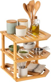 Rohová kuchynská polica DEDAL