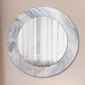 Okrúhle ozdobné zrkadlo Abstraktný mramor fi 50 cm