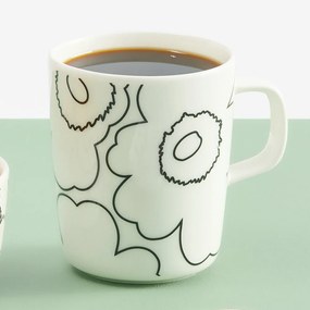 Marimekko Hrnček Oiva Piirto Unikko 250ml biely