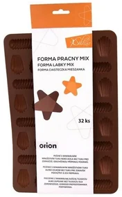 Orion Silikónová forma na labky MIX, hnedá
