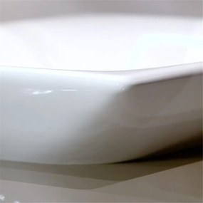 DURAVIT Viu obdĺžniková umývadlová misa bez otvoru, bez prepadu, 600 x 415 mm, biela, s povrchom WonderGliss, 23586000001