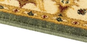 Koberce Breno Kusový koberec PRAGUE 636/IB2G, zelená, viacfarebná,67 x 120 cm