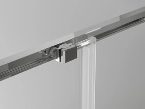 Mexen Exo, sprchovací kút s posuvnými dverami 125 x 95 cm, 6mm číre sklo, chrómový profil, 8151-125-095-01-00
