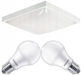 ECOLIGHT LED stropné svietidlo 2xE27 + 2x žiarovka Philips E27 10W