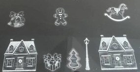 DECOLED Dekoratívna nálepka na okno A3 square