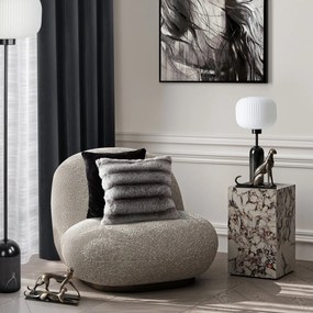 DEKORAČNÁ SOŠKA MADOX 37X7X22 CM TMAVOSIVÁ