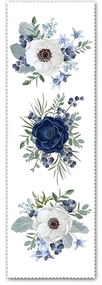 Behúň na stôl 40x130 cm Blue Rose – Minimalist Cushion Covers