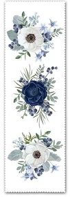 Behúň na stôl 40x130 cm Blue Rose – Minimalist Cushion Covers