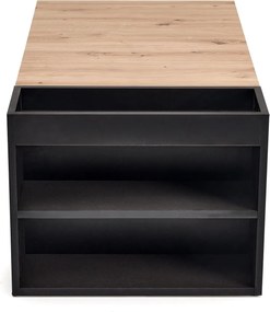 Konferenčný stolík MURCIA 100 cm dub artisan/čierny