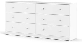 Biela komoda Tvilum May, 143 x 68 cm