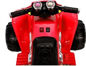 LEAN CARS Štvorkolka na batérie Big Wheels Red