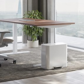 Simplehuman Mini pedálový odpadkový kôš na triedený odpad 15 l, biela