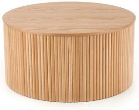 Konferenčný stolík z masívu WZOR 80 cm dub prírodný