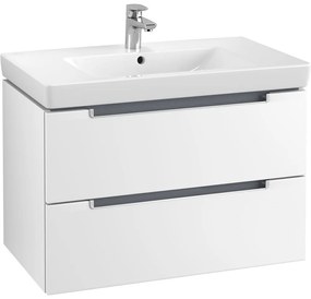 VILLEROY &amp; BOCH Subway 2.0 závesná skrinka pod umývadlo, 2 zásuvky, 787 x 449 x 520 mm, White Matt, A69600MS