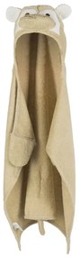 Detská osuška s kapucňou 76 x 76 cm - opica