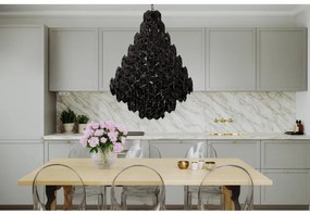 ByRydens 4200940-6513 - Luster na reťazi MONARQUE GRANDE 11xE14/5W/230V čierna