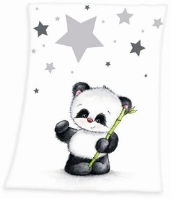 HERDING -  HERDING Micropolar fleece deka Panda Polyester, 75/100 cm