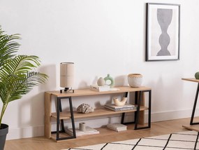 Regál Nidupe 7 (dub zafírový + čierna) . Akcia -30%. Vlastná spoľahlivá doprava až k Vám domov. 1095469