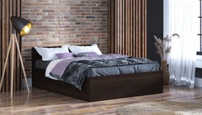 Posteľ 180x200 cm s matracom a úložným priestorom SPART1 Wenge