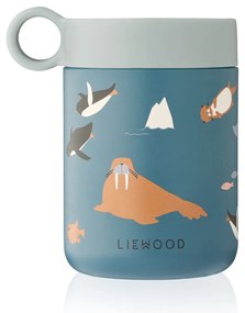 LIEWOOD Detská termoska na jedlo aj nápoje Kiani Arcit Sea 350 ml