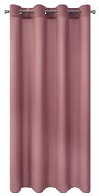 KRÁTKY ZÁVES NA KRÚŽKOCH RITA 140X175 CM STARORUŽOVÁ