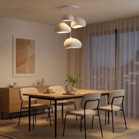 Brilagi - Závesné svietidlo WABI SABI na lanku 4xE27/40W/230V pr. 95 cm biela