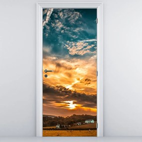 Fototapeta na dvere - Mračná (95x205cm)