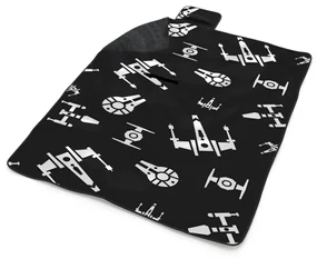 Sablio Plážová deka Star Wars Vesmírne lode Pattern: 200x140 cm