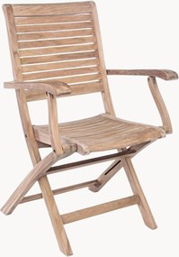 Skladacie záhradné stoličky z akáciového dreva s opierkami Maryland, 2 ks