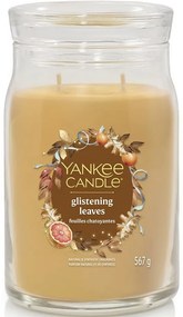Yankee Candle Signature Glistening Leaves Veľkávonná sviečka, 567 g, L