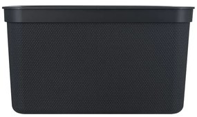 Plastový úložný box s vekom Deco - Rotho
