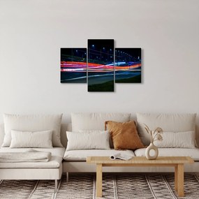 Obraz nočného mesta (90x60 cm)