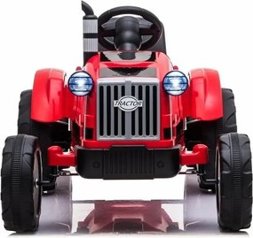 LEAN CARS Batériový traktor s prívesom CH9959 Red