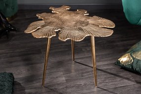 Dizajnový konferenčný stolík Lance 57 cm zlatý - Skladom na SK