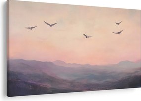 Obraz - Hejno vtákov II. (90x60 cm)