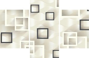 Geometrický abstraktný obraz (90x60 cm)