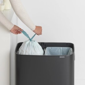 Brabantia BO Touch Bin 2x30L matná čierna