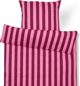 Posteľná bielizeň z perkálu, bordovočervená, štandardná veľkosť