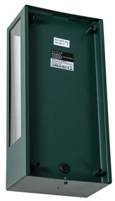 Vonkajšia nástenná lampa tmavozelená s pohybovým senzorom IP44 - Rotterdam