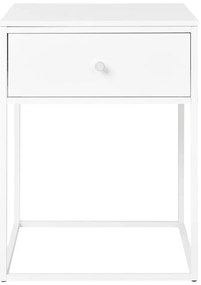 Biely nočný stolík Vita – House Nordic