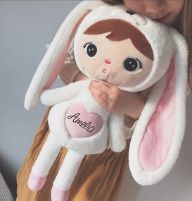 Mojkáčik - Bábika zajačik krémová 48 cm