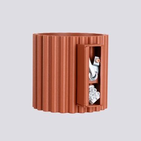 Sollux SL.1801 - Nástenné svietidlo AURA 1xG9/10W/230V oranžové