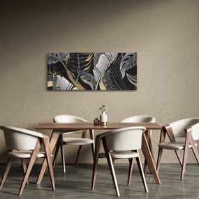 Obraz - Zlatá džungľa (120x50 cm)