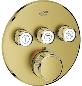 Podomietková termostatická sprchová batéria GROHE Grohtherm SmartControl cool sunrise 29121GN0