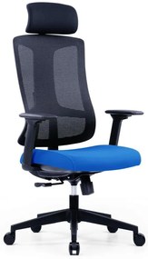OFFICE MORE -  OFFICE MORE Kancelárska stolička SLIDE modrá