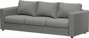 Poťah na nerozkladateľnú 3-sedadlovú sekciu Vimle farba produktu modrá látka zapletaná