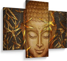 Obraz - Zlatý Budha (90x60 cm)