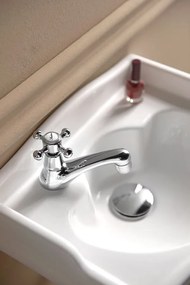 Sapho Sapho, SMALL stojánkový umývadlový ventil, 92 mm, chróm, SM25