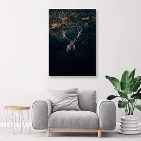 Gario Obraz na plátne Jeleň v kríkoch Rozmery: 60 x 90 cm